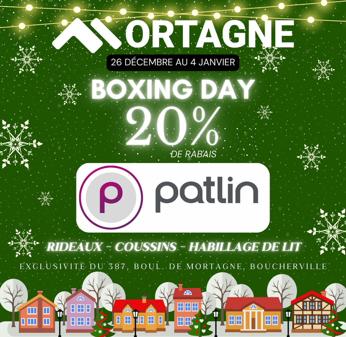 AFFICHE BOXING DAY PATLIN